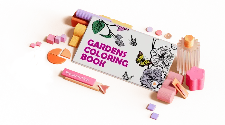 Immagine di pagine e libri da colorare